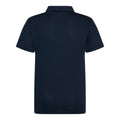 French Navy - Back - Just Cool Kids Unisex Sports Polo Plain Shirt (Pack of 2)