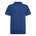 Royal - Back - Just Cool Kids Unisex Sports Polo Plain Shirt (Pack of 2)
