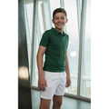 Bottle Green - Back - Just Cool Kids Unisex Sports Polo Plain Shirt (Pack of 2)