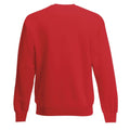 Red - Back - Fruit Of The Loom Kids Unisex Classic 80-20 Set-In Sweatshirt (Pack of 2)