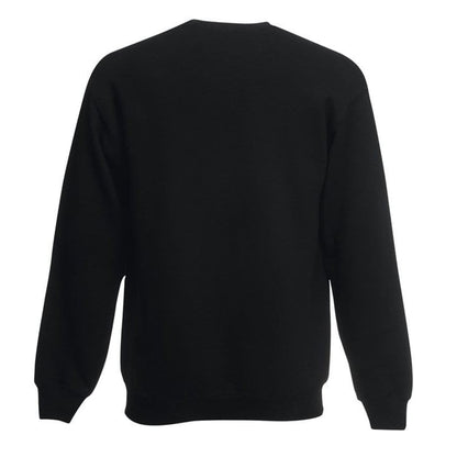 Black - Back - Fruit Of The Loom Kids Unisex Classic 80-20 Set-In Sweatshirt (Pack of 2)