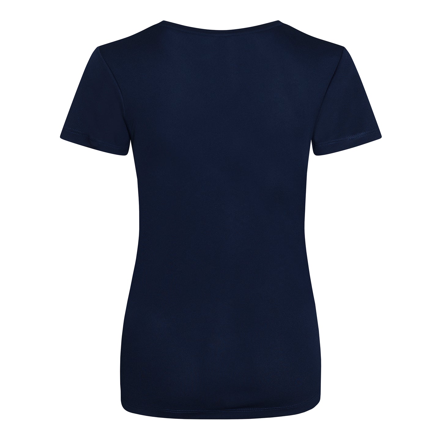 Jet Black - Side - AWDis Just Cool Womens-Ladies Sports Plain T-Shirt