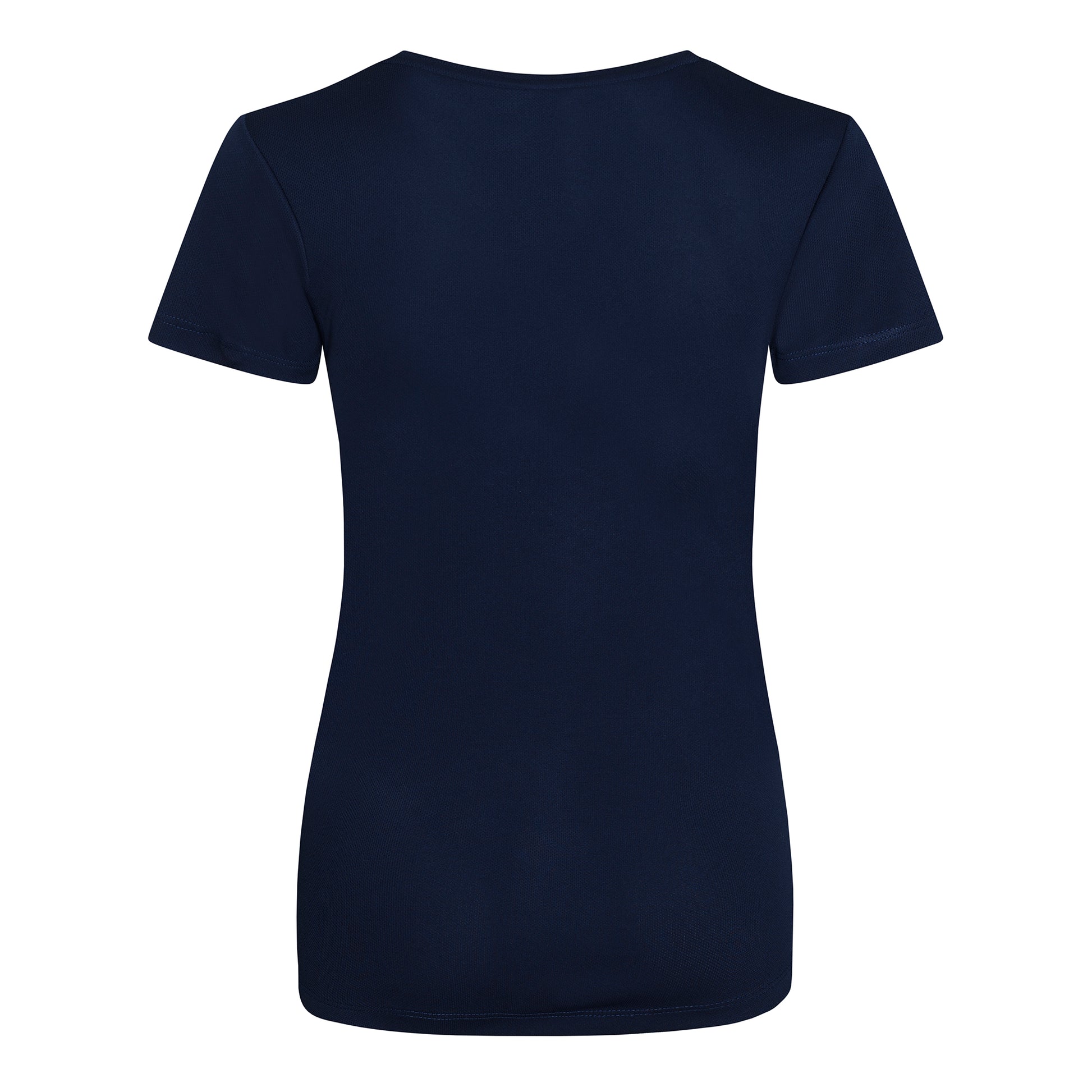Jet Black - Side - AWDis Just Cool Womens-Ladies Sports Plain T-Shirt
