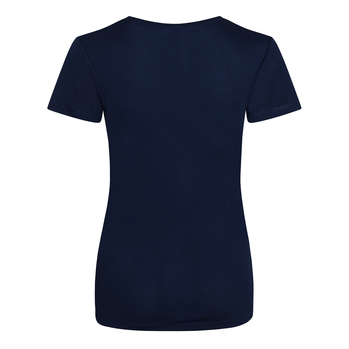 Jet Black - Side - AWDis Just Cool Womens-Ladies Sports Plain T-Shirt