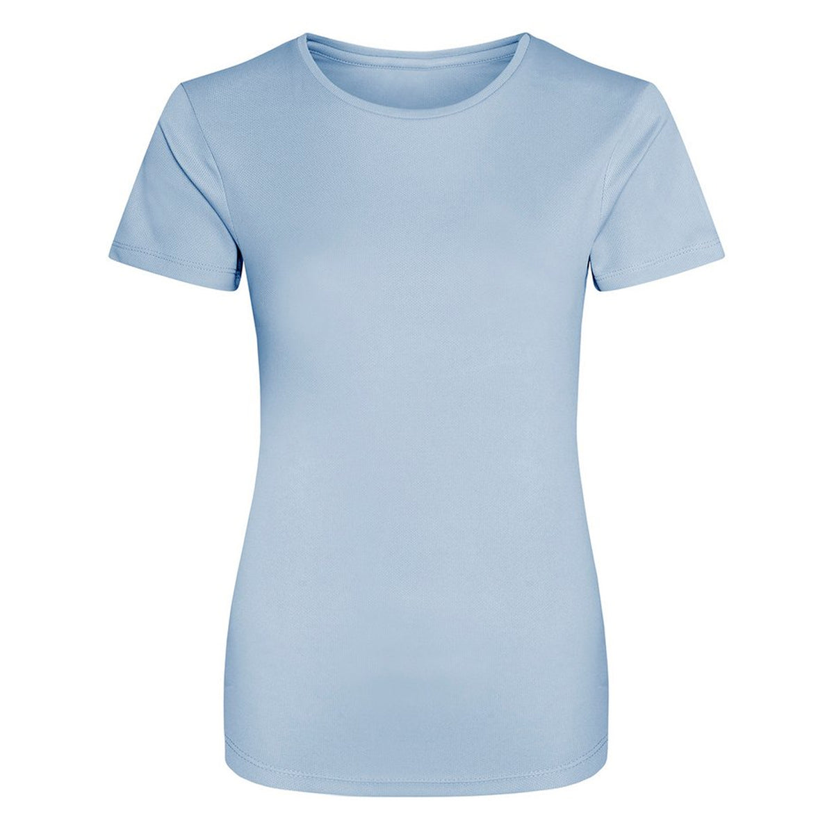 Sky Blue - Front - AWDis Just Cool Womens-Ladies Sports Plain T-Shirt
