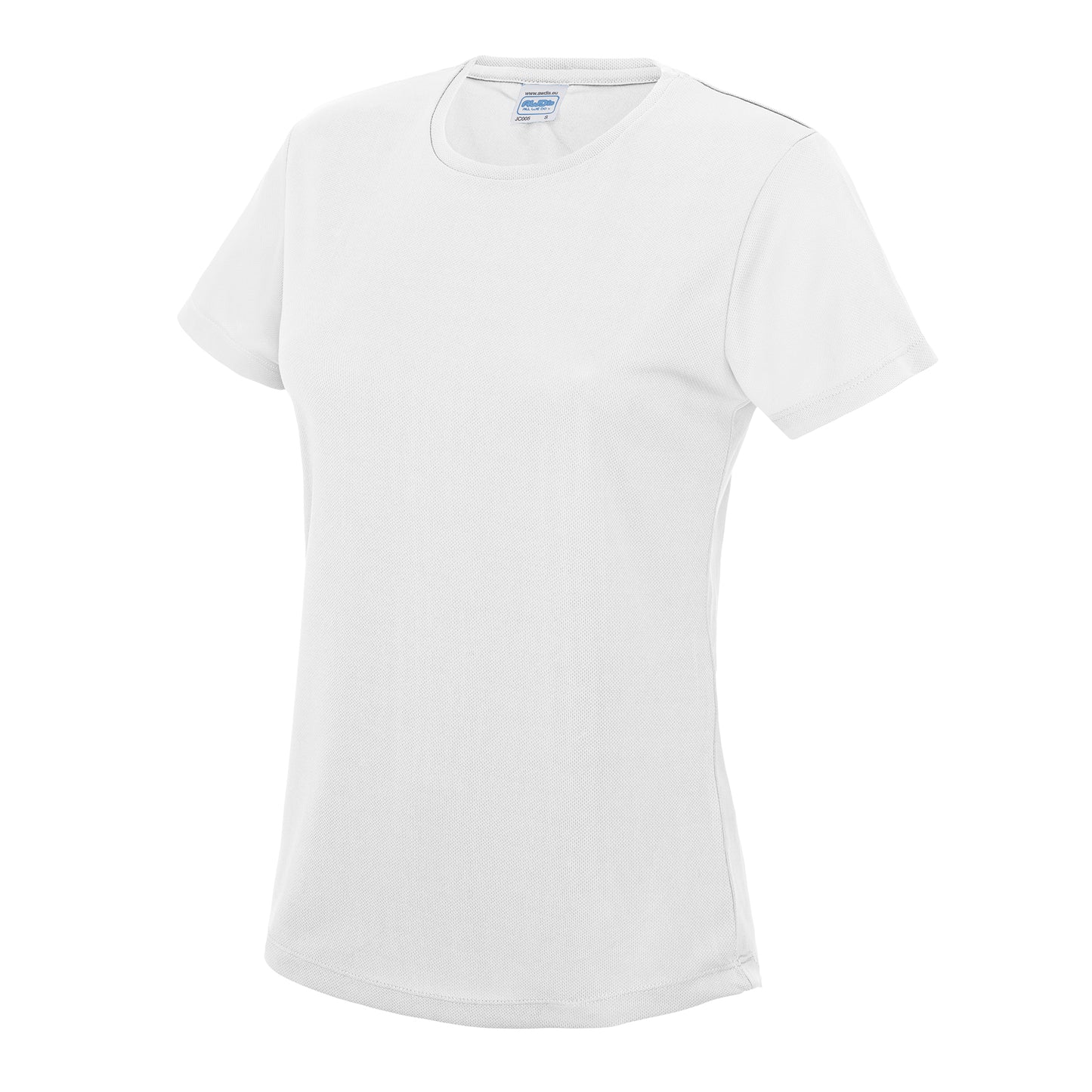 Arctic White - Front - AWDis Just Cool Womens-Ladies Sports Plain T-Shirt