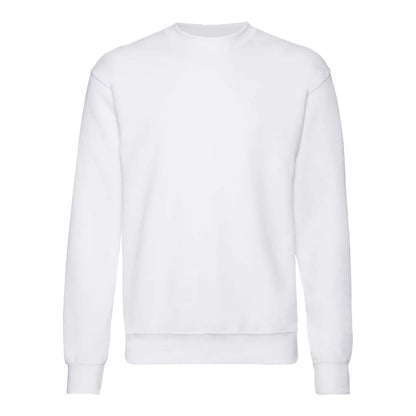 White - Front - Fruit Of The Loom Kids Unisex Premium 70-30 Sweatshirt (Pack of 2)