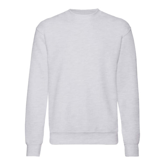 Heather Grey - Front - Fruit Of The Loom Kids Unisex Premium 70-30 Sweatshirt (Pack of 2)