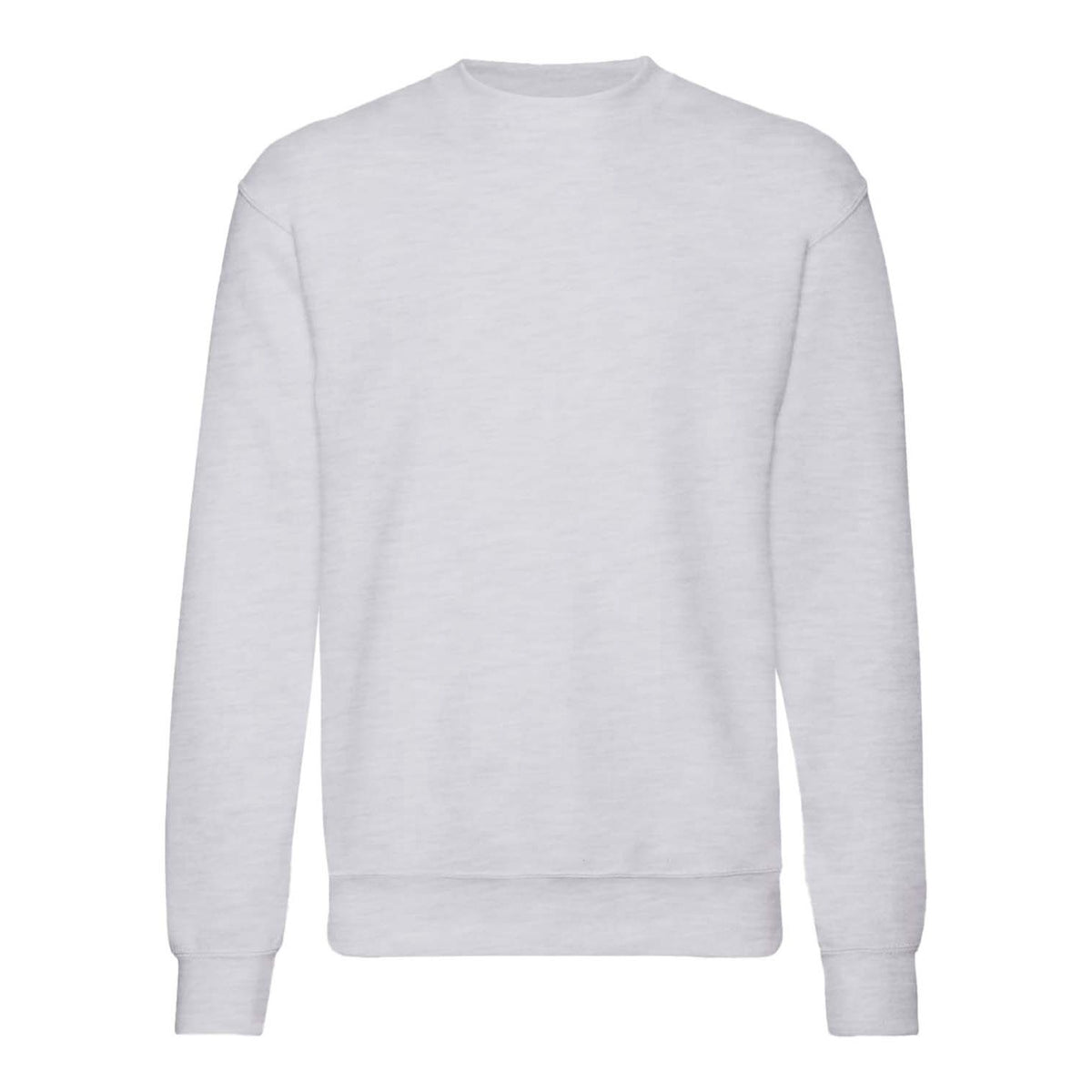 Heather Grey - Front - Fruit Of The Loom Kids Unisex Premium 70-30 Sweatshirt (Pack of 2)