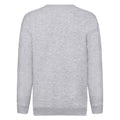 Heather Grey - Back - Fruit Of The Loom Kids Unisex Premium 70-30 Sweatshirt (Pack of 2)