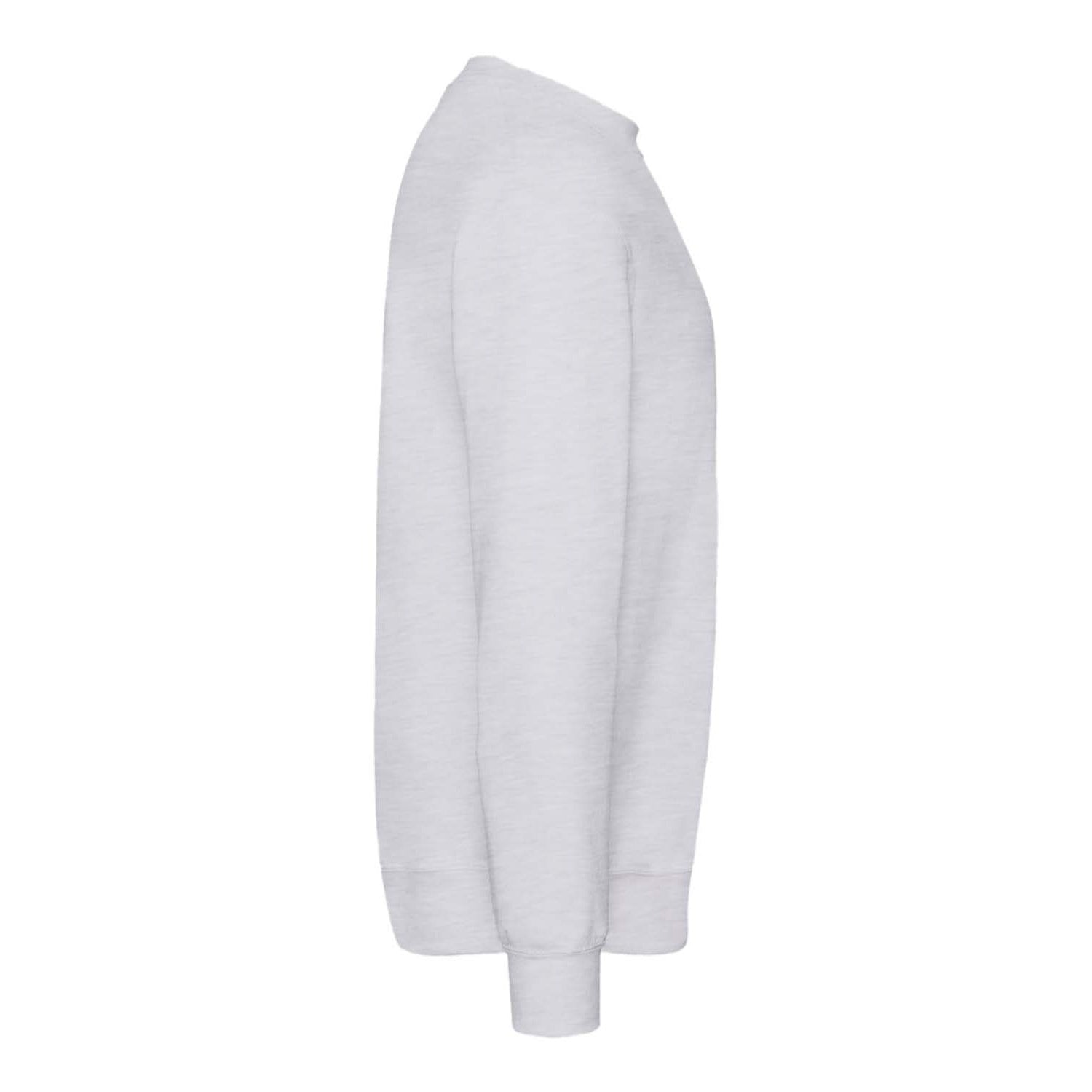 Heather Grey - Side - Fruit Of The Loom Kids Unisex Premium 70-30 Sweatshirt (Pack of 2)