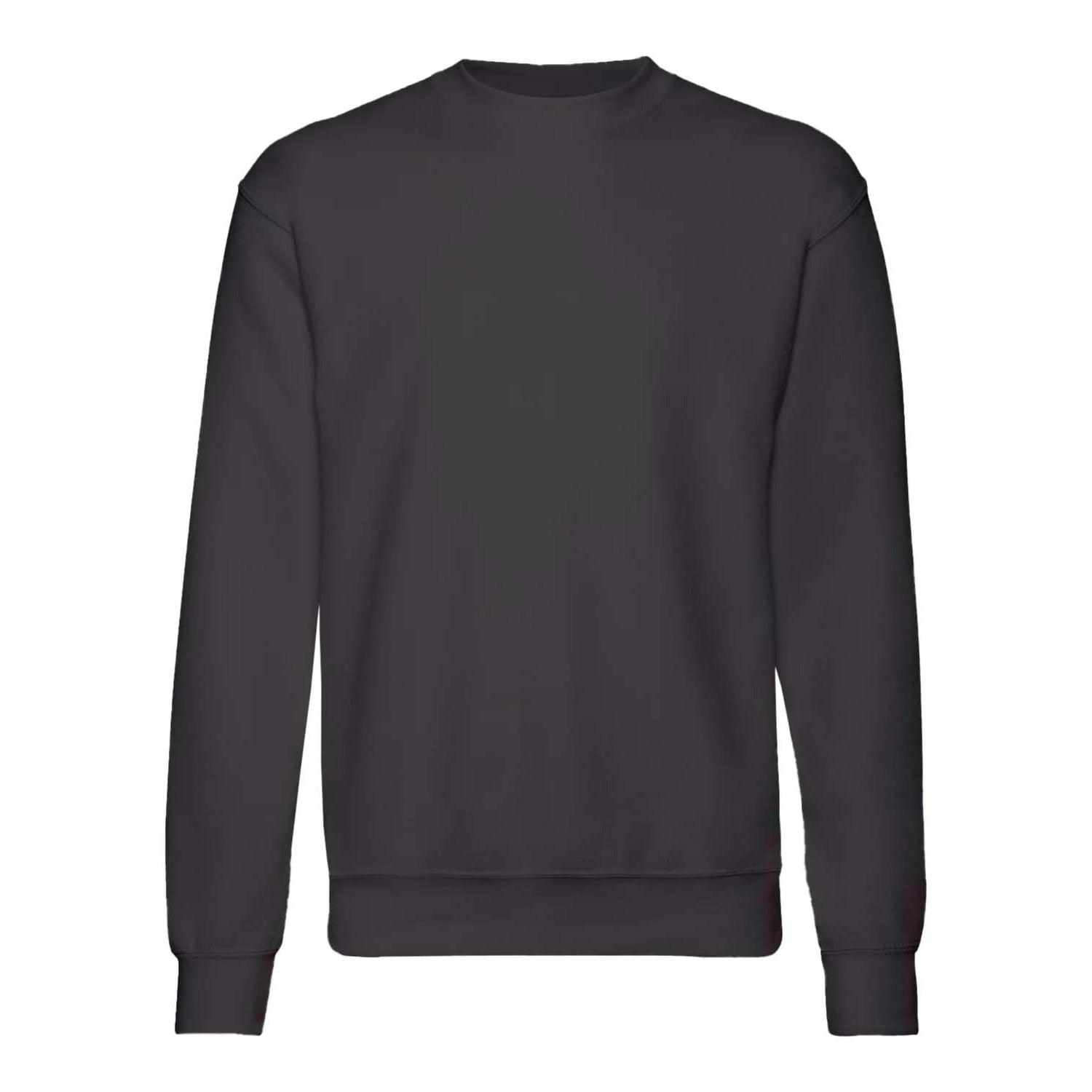 Black - Front - Fruit Of The Loom Kids Unisex Premium 70-30 Sweatshirt (Pack of 2)