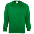 Emerald - Front - Maddins Kids Unisex Coloursure Crew Neck Sweatshirt - Schoolwear (Pack of 2)