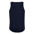 French Navy - Back - AWDis Just Cool Mens Sports Gym Plain Tank - Vest Top