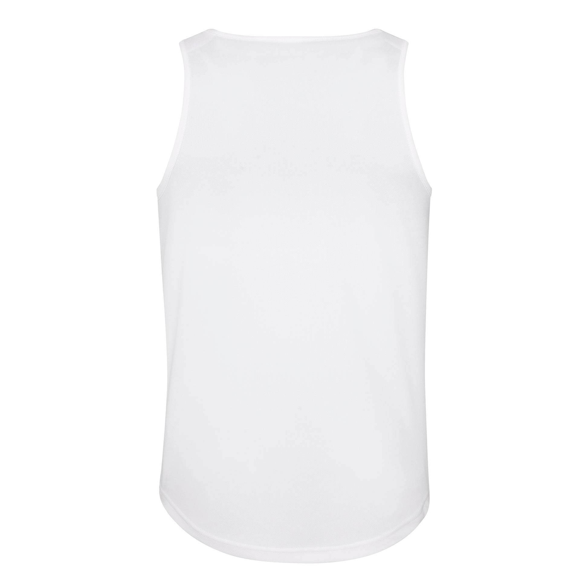 Arctic White - Side - AWDis Just Cool Mens Sports Gym Plain Tank - Vest Top