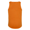 Orange Crush - Back - AWDis Just Cool Mens Sports Gym Plain Tank - Vest Top
