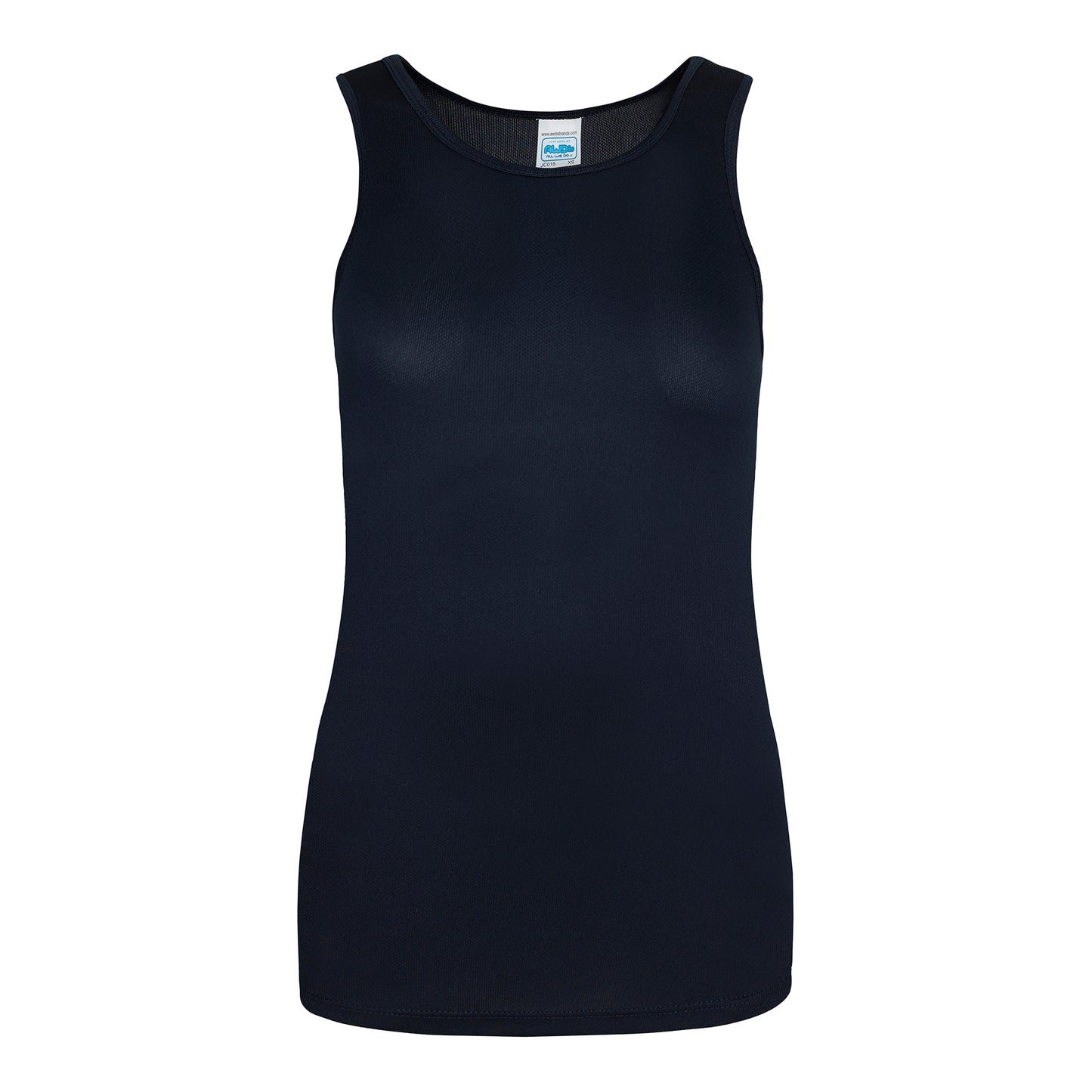 French Navy - Front - AWDis Just Cool Girlie Fit Sports Ladies Vest - Tank Top