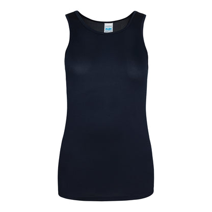 French Navy - Front - AWDis Just Cool Girlie Fit Sports Ladies Vest - Tank Top