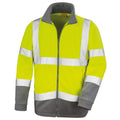 Yellow - Front - Result Core Mens Reflective Safety Micro Fleece Jacket (Pack of 2)