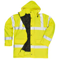 yellow - Front - Portwest Hi-Vis Traffic Jacket (S460) - Workwear - Safetywear (Pack of 2)