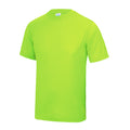 Electric Green - Front - AWDis Just Cool Kids Unisex Sports T-Shirt