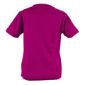 Hot Pink - Back - Awdis Childrens-Kids Sports T-Shirt