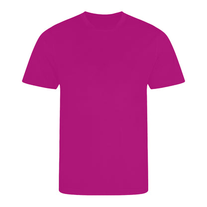 Hot Pink - Front - Awdis Childrens-Kids Sports T-Shirt