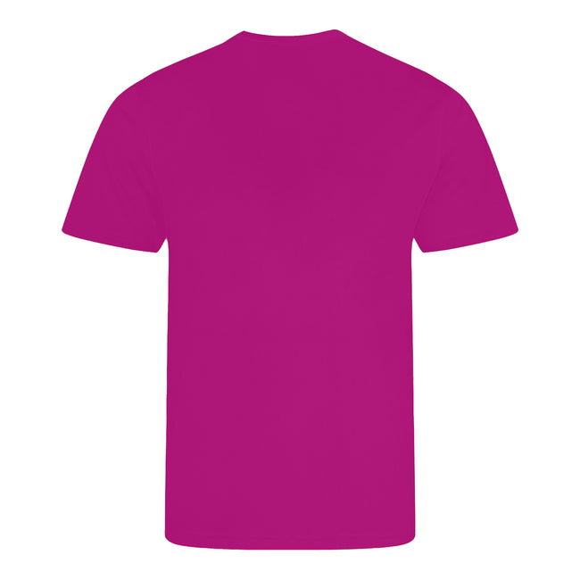 Hot Pink - Back - Awdis Childrens-Kids Sports T-Shirt