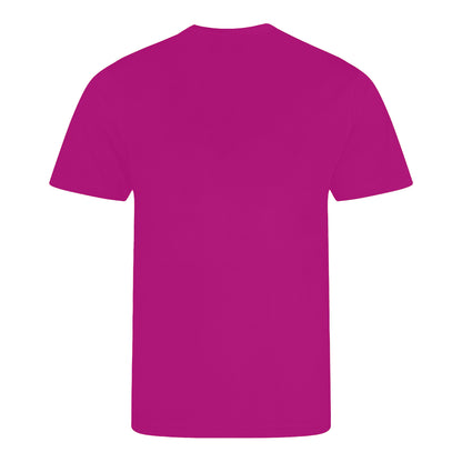 Hot Pink - Back - Awdis Childrens-Kids Sports T-Shirt