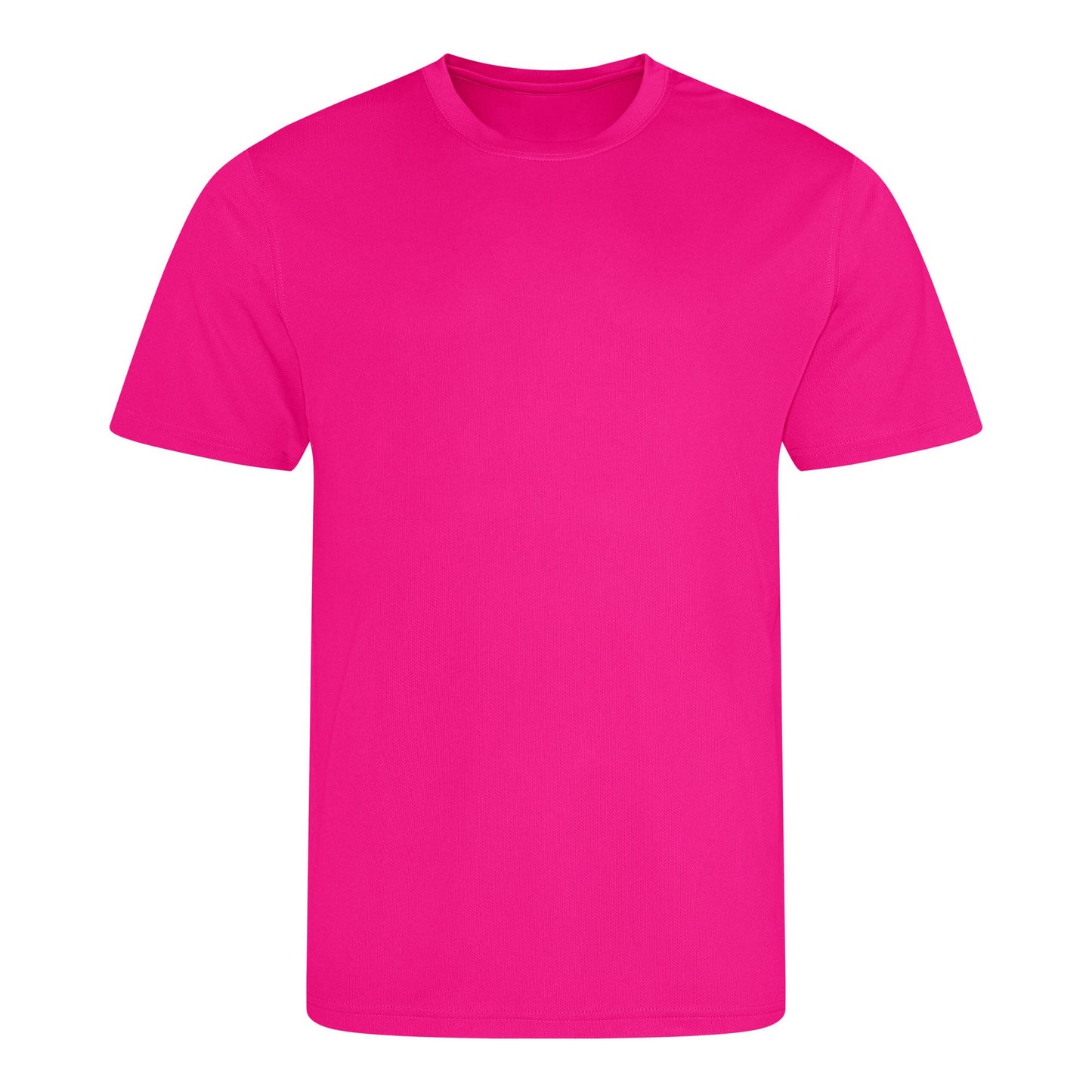 Hyper Pink - Front - Awdis Childrens-Kids Sports T-Shirt