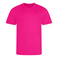 Hyper Pink - Front - Awdis Childrens-Kids Sports T-Shirt