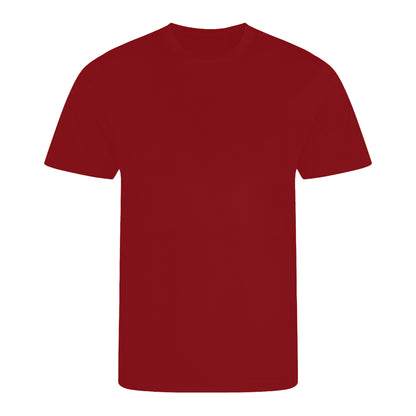 Fire Red - Front - Awdis Childrens-Kids Sports T-Shirt