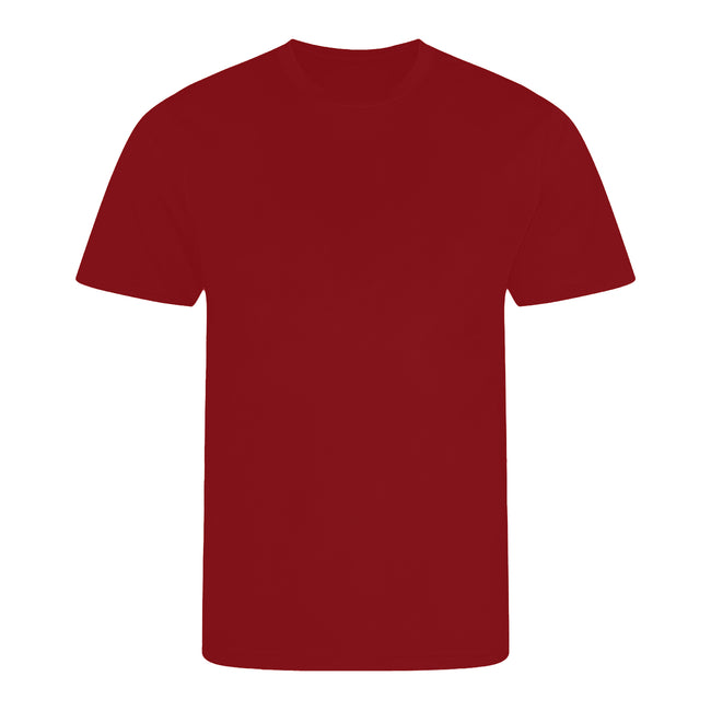 Fire Red - Front - Awdis Childrens-Kids Sports T-Shirt