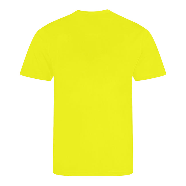 Electric Yellow - Back - Awdis Childrens-Kids Sports T-Shirt