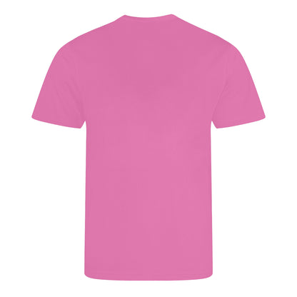 Electric Pink - Back - Awdis Childrens-Kids Sports T-Shirt