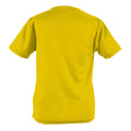 Sun Yellow - Back - Awdis Childrens-Kids Sports T-Shirt