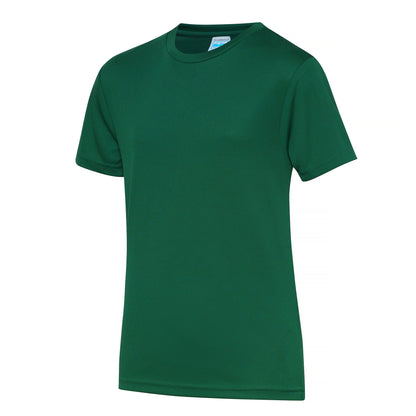 Bottle Green - Front - Awdis Childrens-Kids Sports T-Shirt