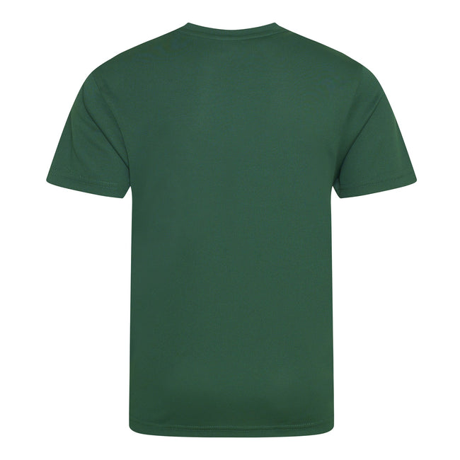 Bottle Green - Back - Awdis Childrens-Kids Sports T-Shirt