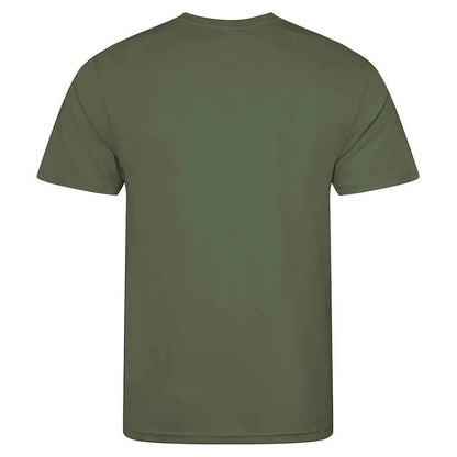 Earthy Green - Back - Awdis Childrens-Kids Sports T-Shirt