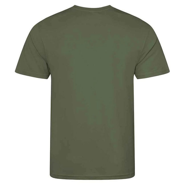 Earthy Green - Back - Awdis Childrens-Kids Sports T-Shirt