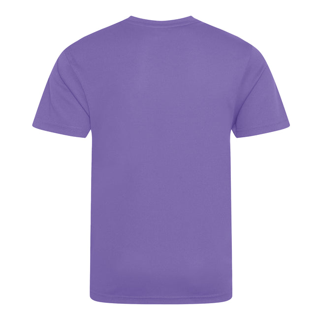 Digital Lavender - Back - AWDis Just Cool Kids Unisex Sports T-Shirt