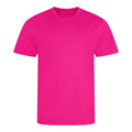 Hyper Pink - Front - Awdis Childrens-Kids Sports T-Shirt