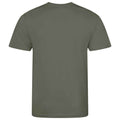 Earthy Green - Back - Awdis Childrens-Kids Sports T-Shirt