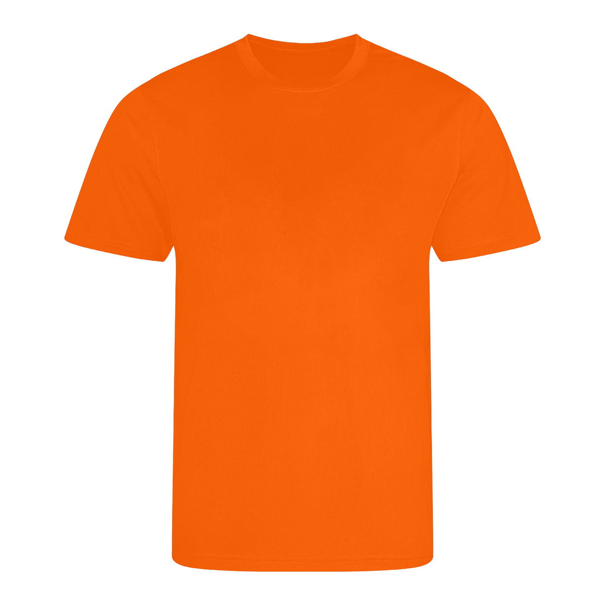 Electric Orange - Front - Awdis Childrens-Kids Sports T-Shirt
