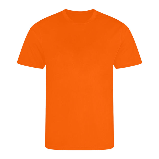 Electric Orange - Front - Awdis Childrens-Kids Sports T-Shirt