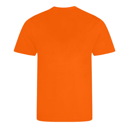 Electric Orange - Back - Awdis Childrens-Kids Sports T-Shirt