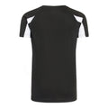 Jet Black-Arctic White - Back - AWDis Just Cool Kids Unisex Contrast Plain Sports T-Shirt