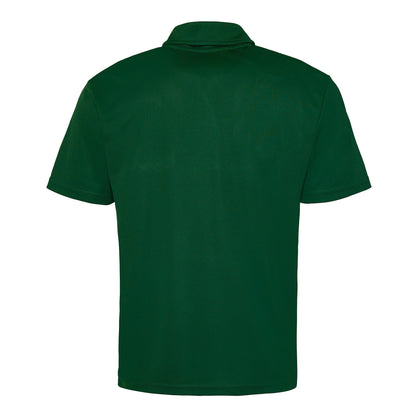 Bottle Green - Back - AWDis Just Cool Mens Plain Sports Polo Shirt