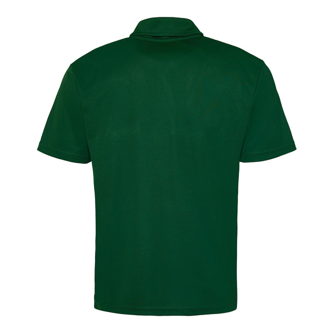 Bottle Green - Back - AWDis Just Cool Mens Plain Sports Polo Shirt