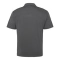 Charcoal - Back - AWDis Just Cool Mens Plain Sports Polo Shirt